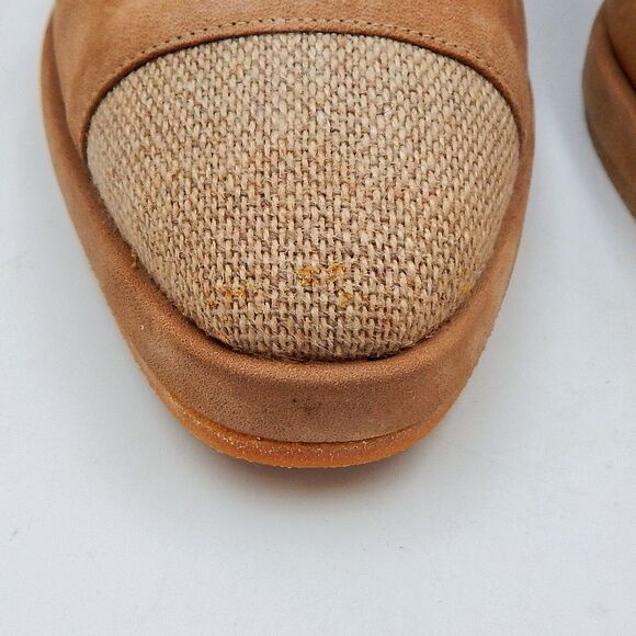 Etienne Aigner Womens Suede Flats Lace Up Casual Slip On Made In Spain Size 7 M - Picture 12 of 13